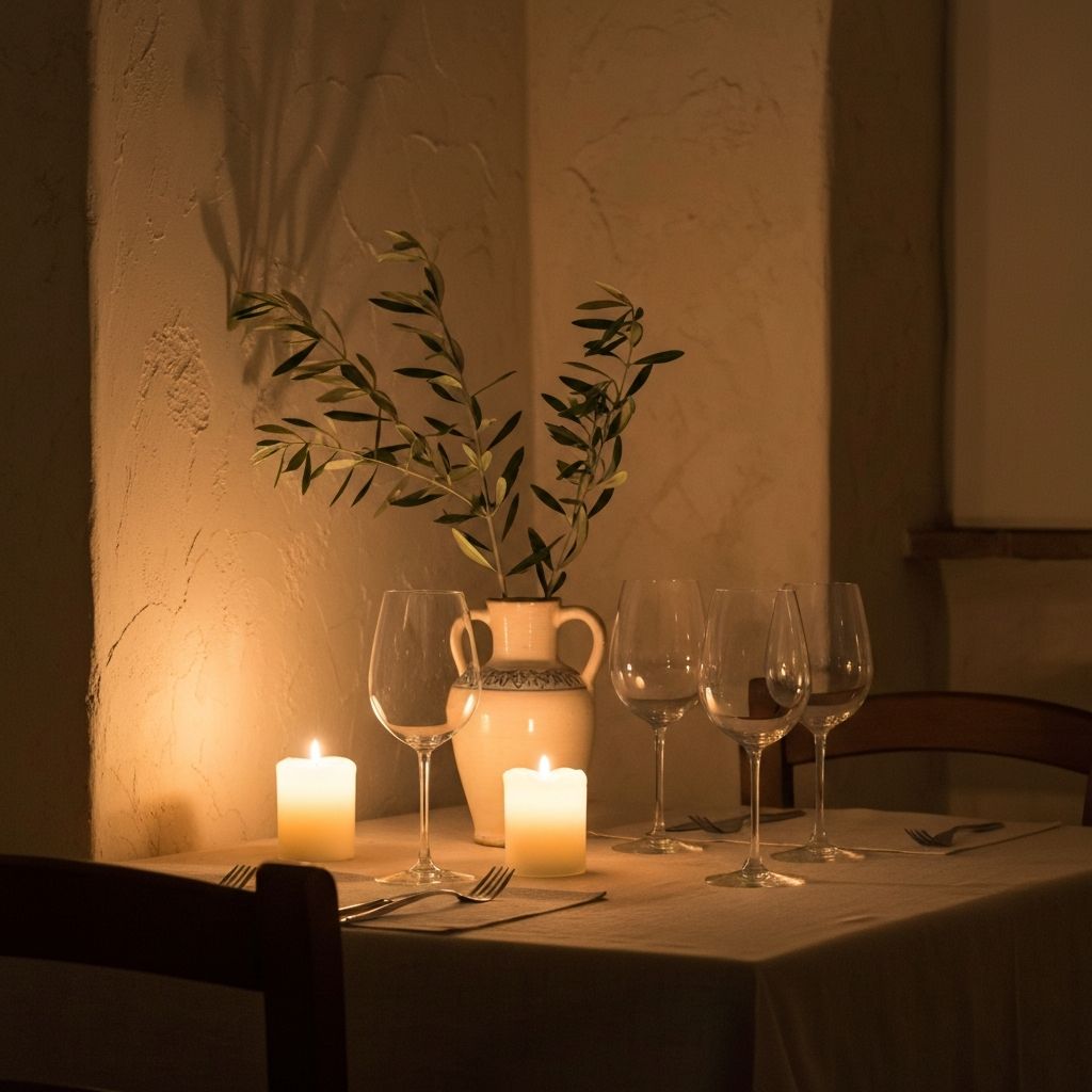 Atmosfera conviviale durante un pasto